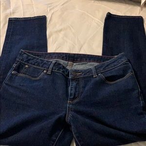 Banana republic dark wash slim jeans